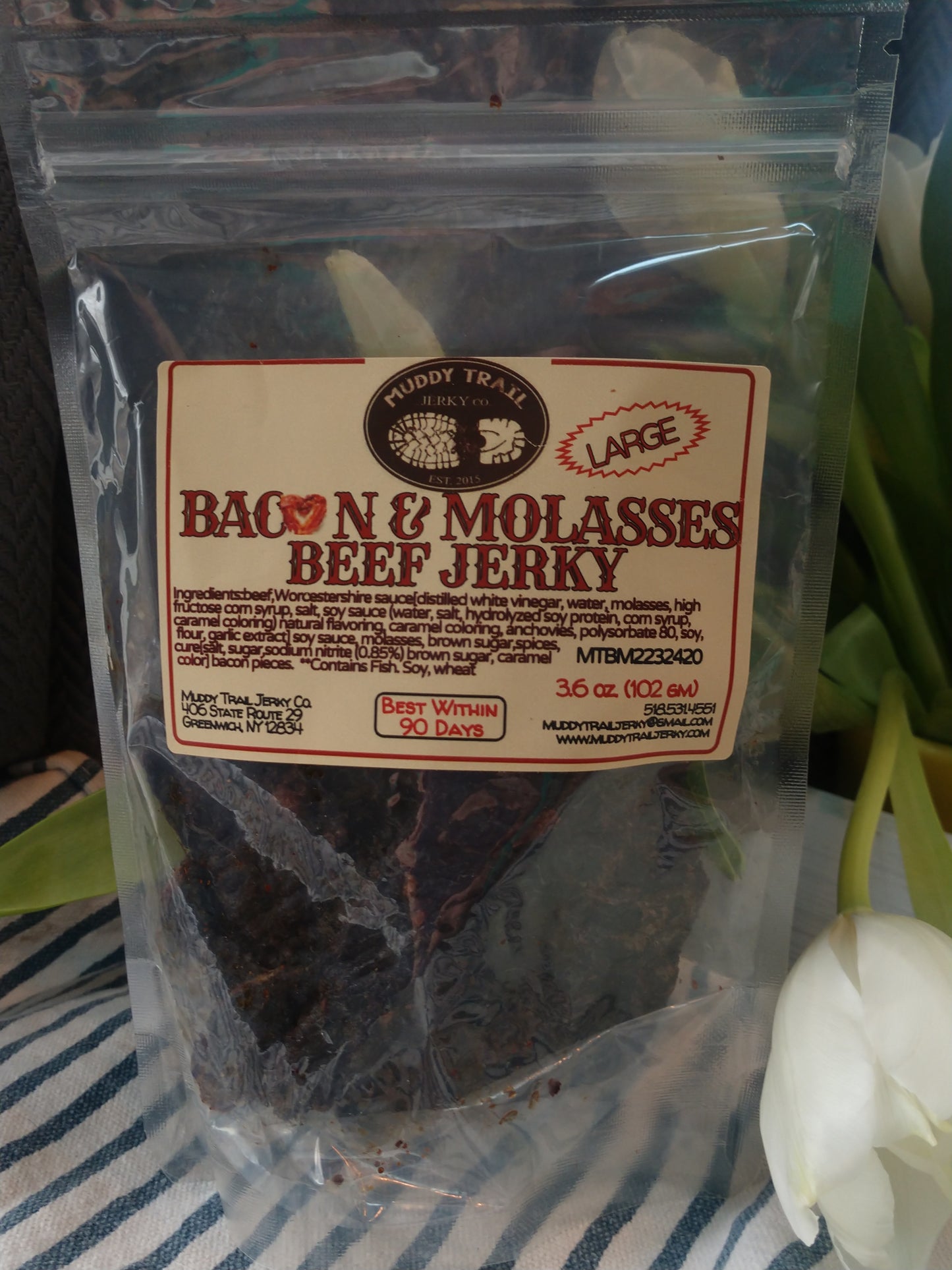 Bacon & Molasses Beef Jerky
