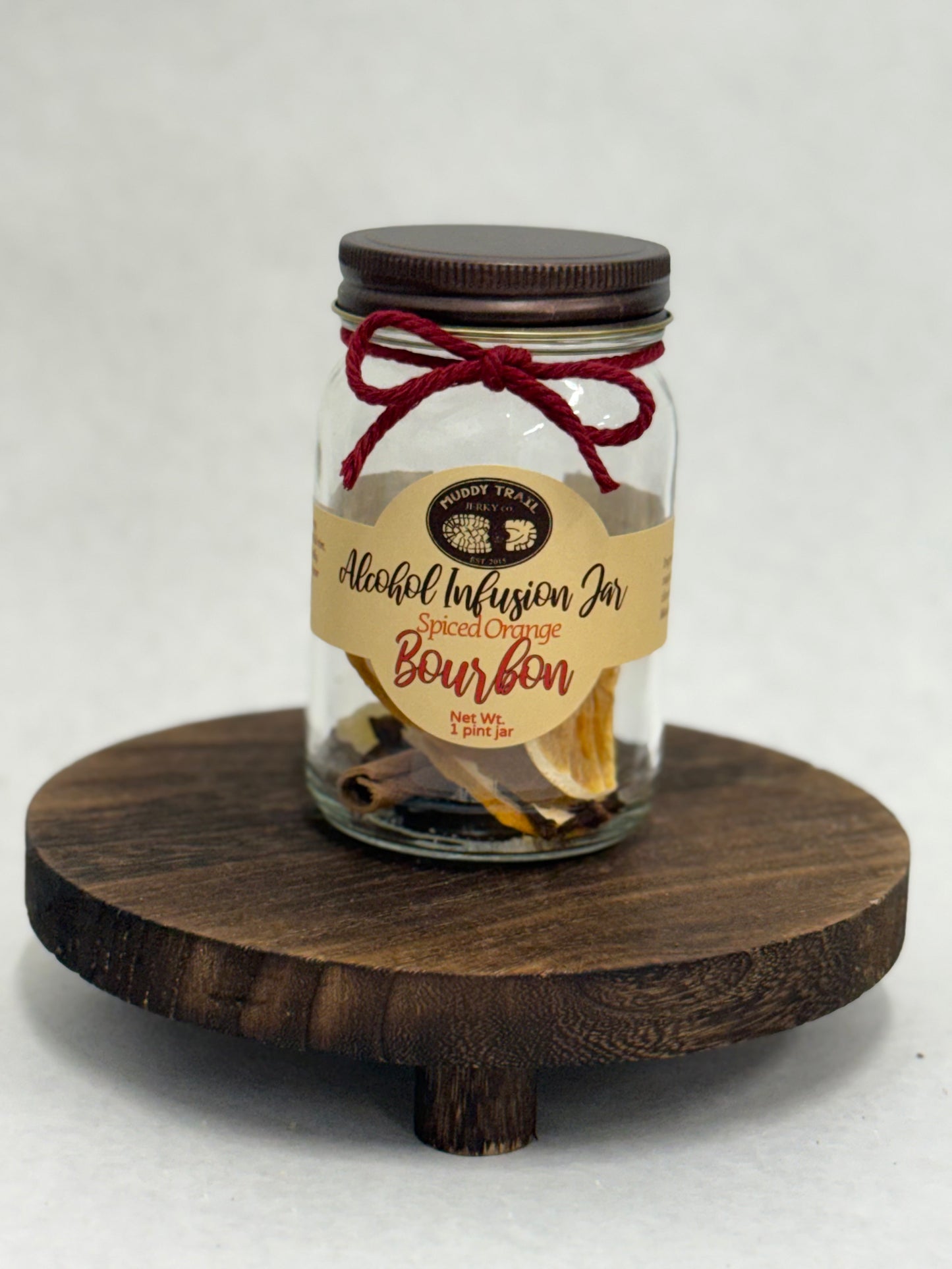 Spiced Orange Bourbon Infusion Jar
