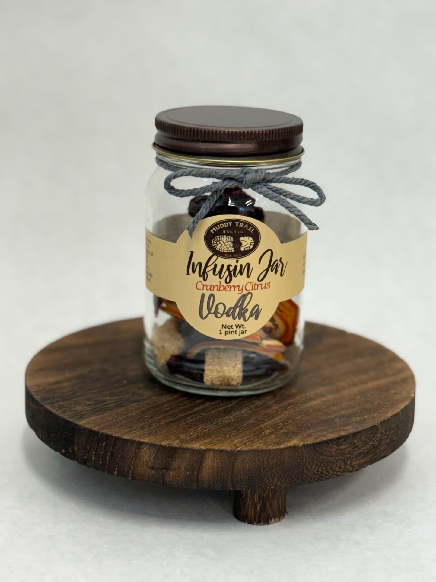 Cranberry Citrus Vodka Infusion Jar