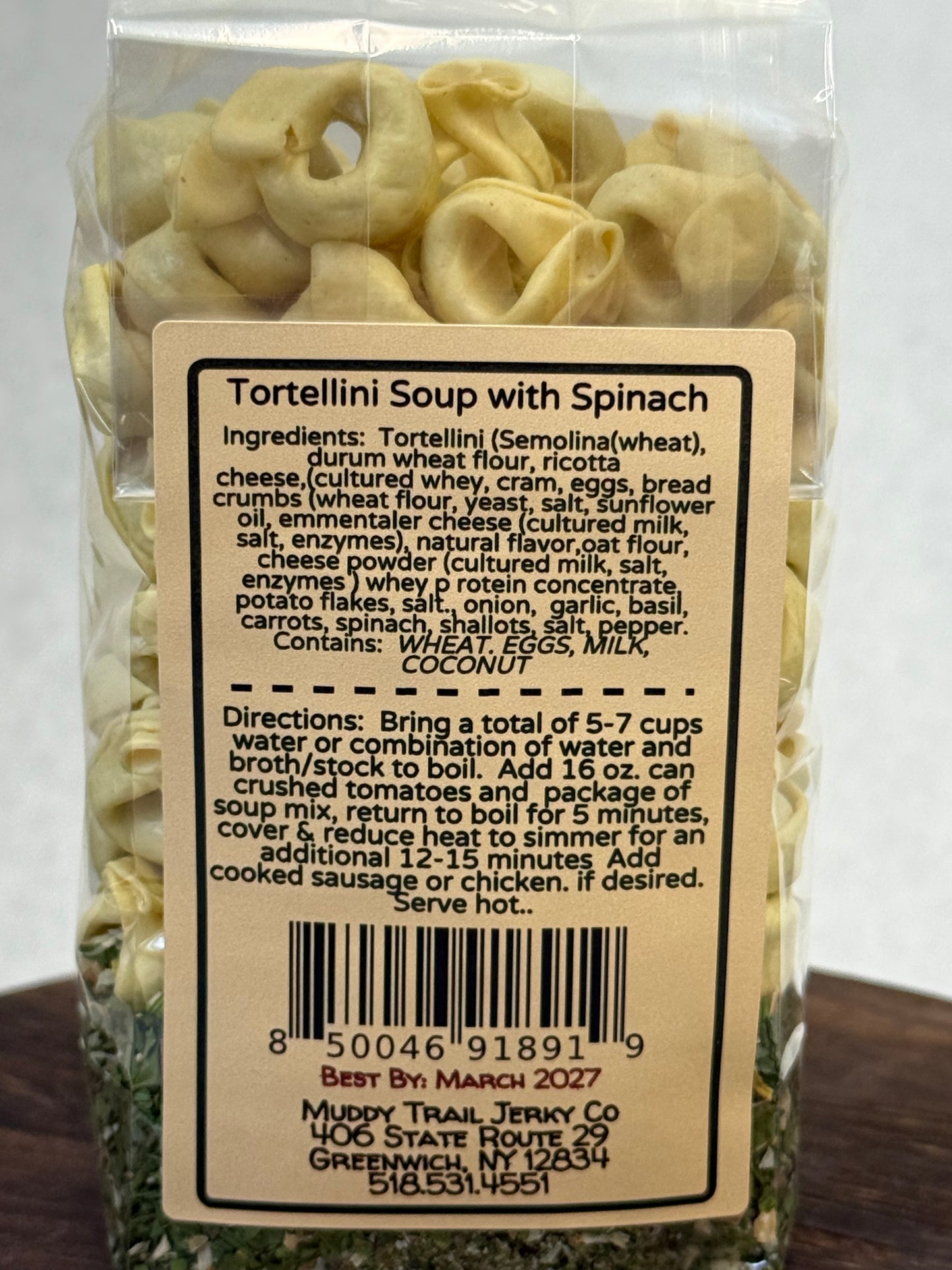Tortellini & Spinach Soup Mix