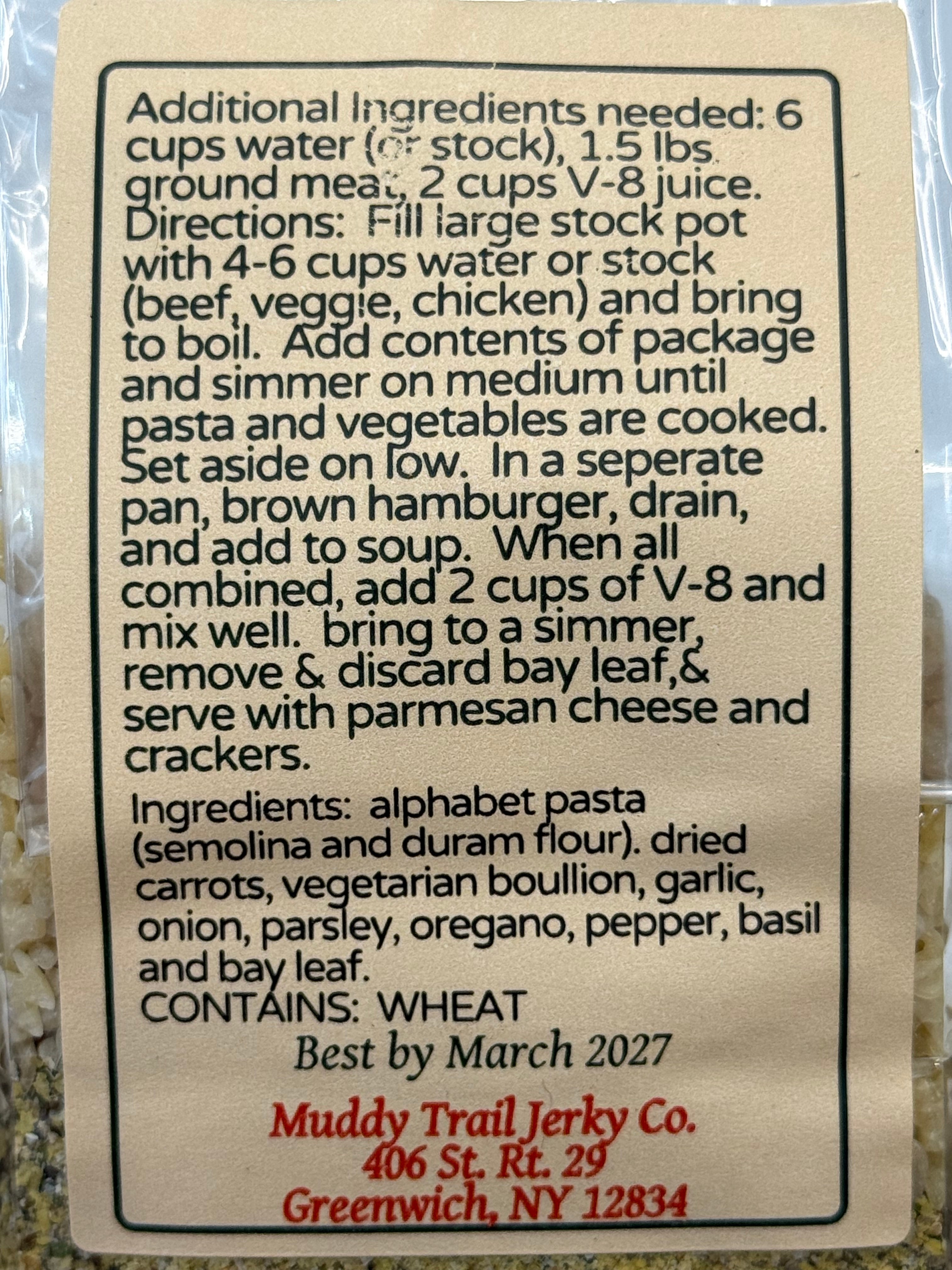 Alphabet Soup Mix