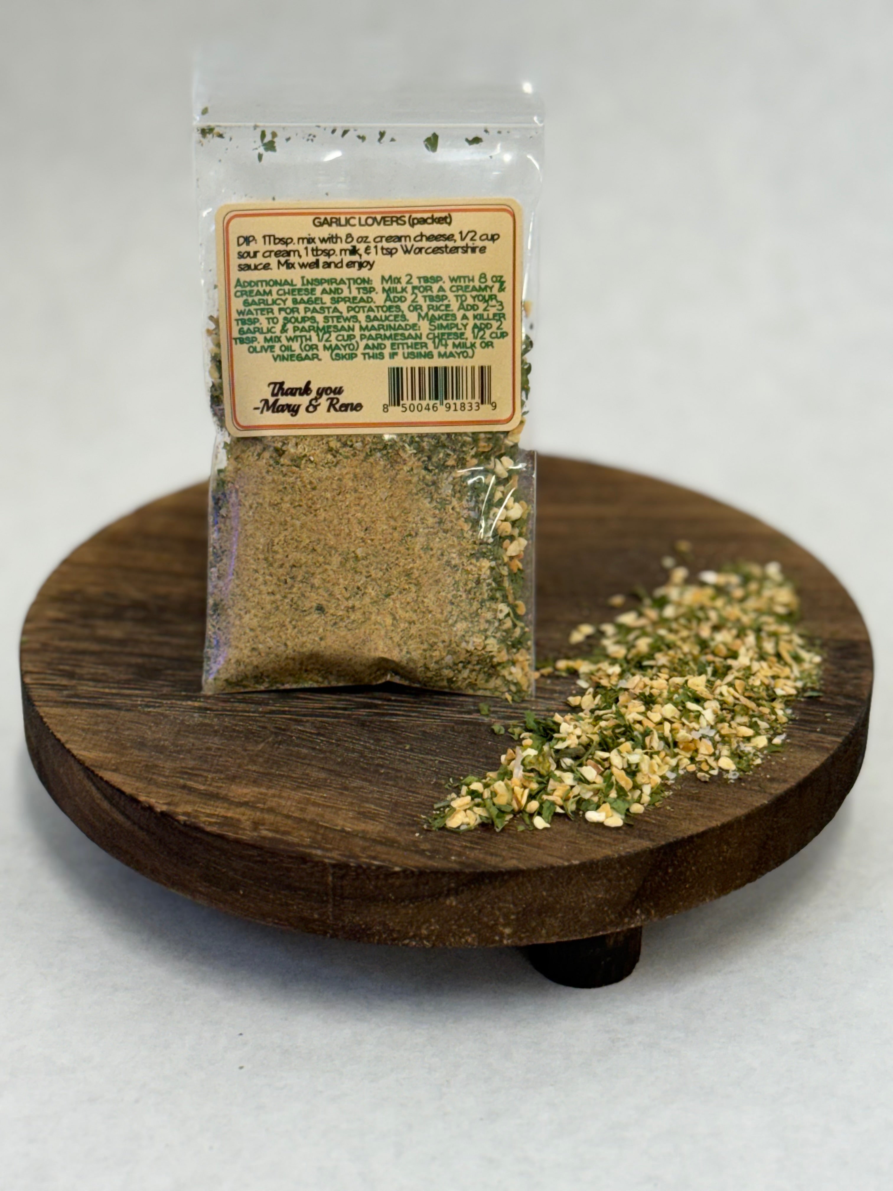 Garlic Lovers Dip & Seasoning