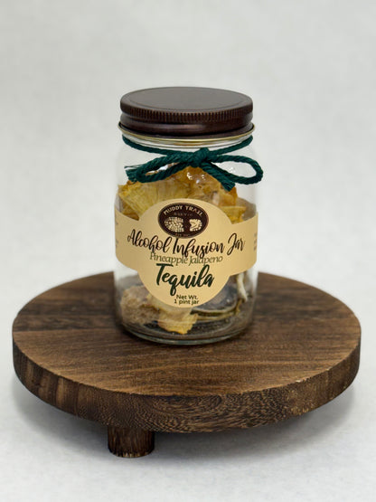 Pineapple-Jalapeno Tequilia Infusion Jar
