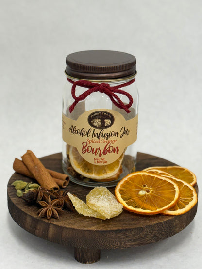 Spiced Orange Bourbon Infusion Jar