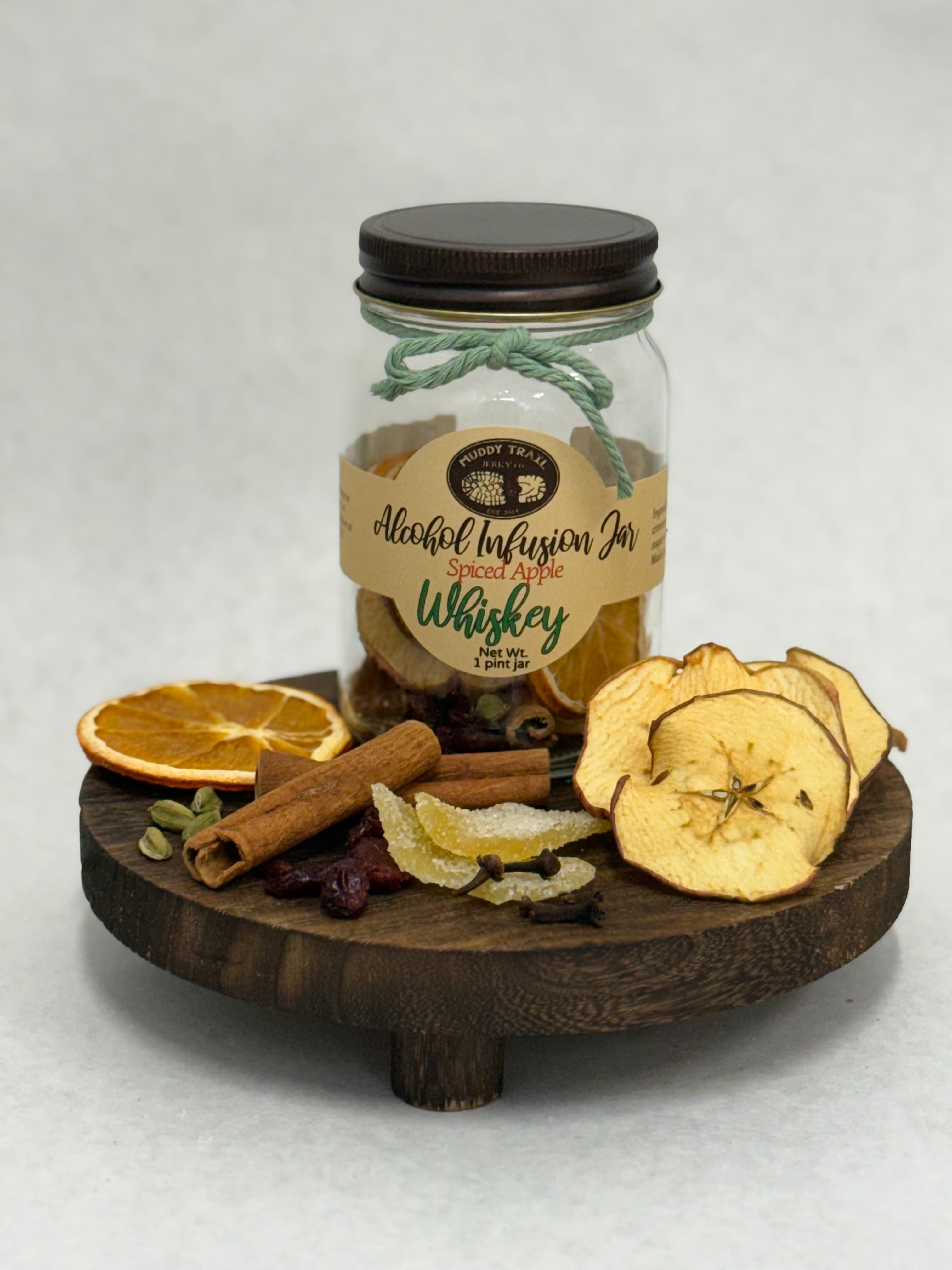 Spiced Apple Whiskey Infusion Jar