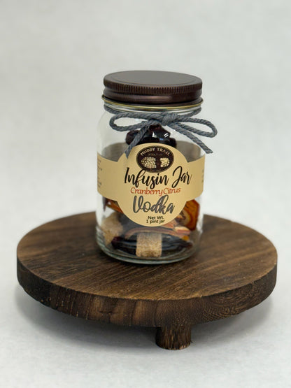 Cranberry Citrus Vodka Infusion Jar