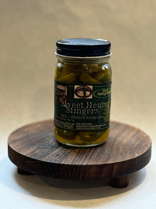 Sweet Heat Stingers- Pickled Candied Jalapenos