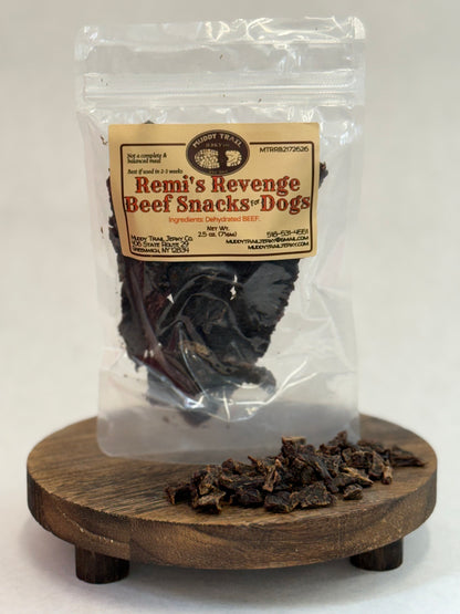 Remi's Revenge Beef Jerky for Dogs